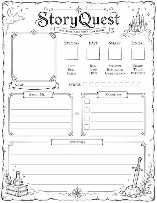 Character Sheet Example